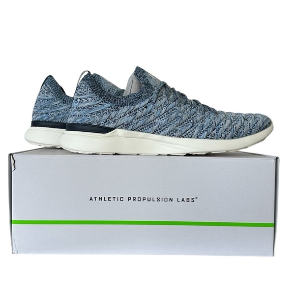 NEW APL Men's Techloom Wave in Midnight Ivory Melange Blue Sneakers Size 10.5 - Picture 1 of 6